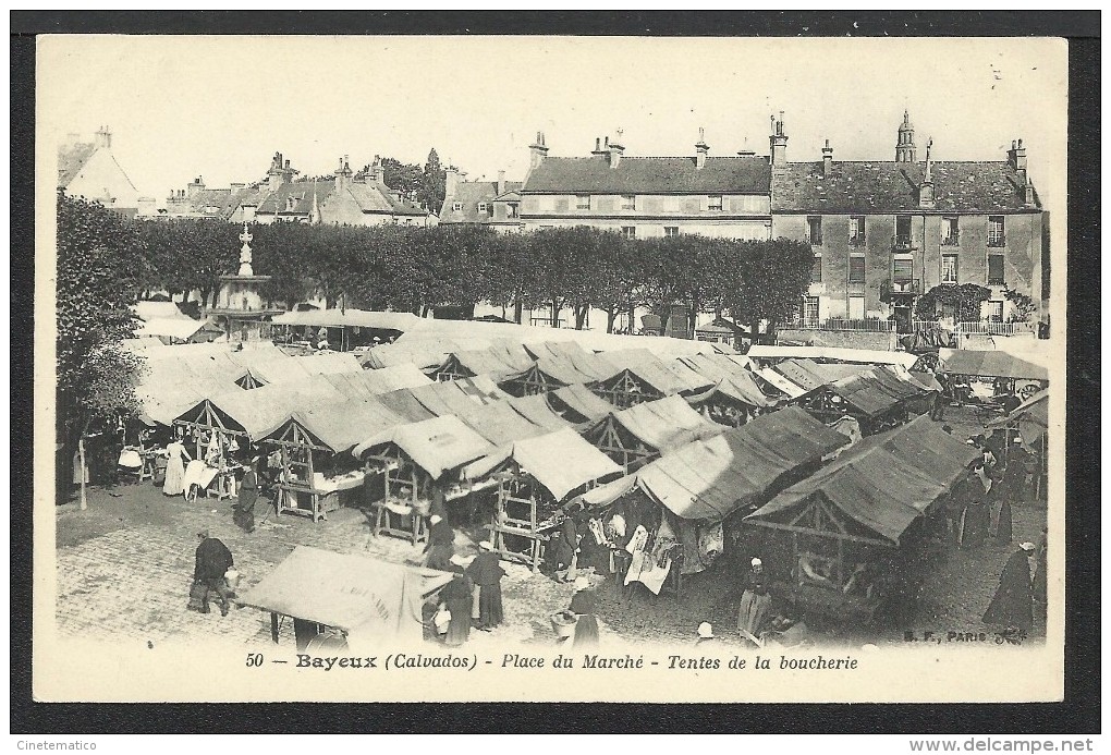 FRANCE: Bayeux - Place Du Marché - Tentes De La Boucherie - Vendedores Ambulantes