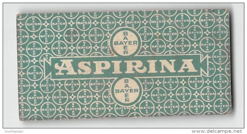 04092 "DOMINO BAYERINO PUBBLICITARIO- FARMACEUTICA ASPIRINA BAYER - 1938"  - ORIGINALE - Altri & Non Classificati