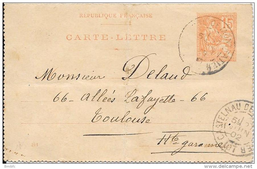 Carte-Lettre 1902 - Cartes-lettres