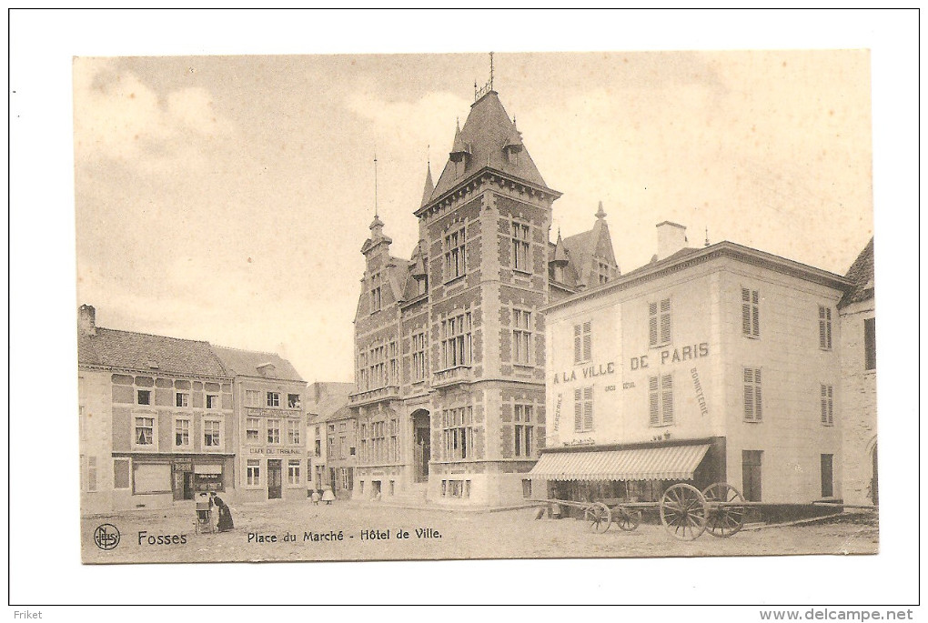 -  1823 -  FOSSES Place Du Marche - Fosses-la-Ville