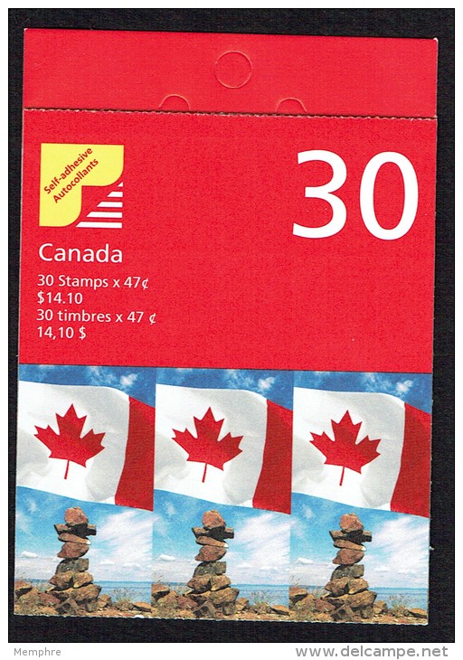 2000  47&cent; Definitive  Flag And Insushtuk    Sc 1700  Pane Of 30  BK 237A - Carnets Complets