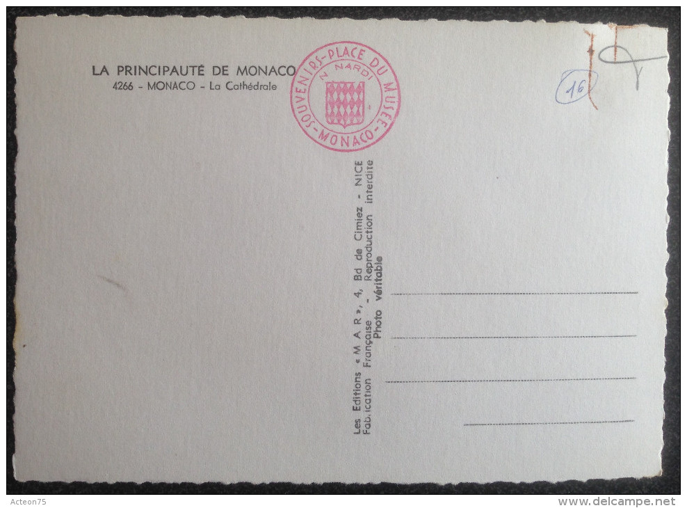 5 Cartes postales - Monaco - Fontvieielle / Palais / Cathédrale - 1970 ?