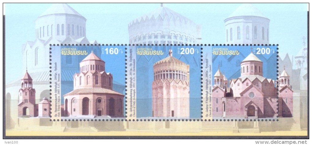 2013. Armenia, Churches Of Armenia, S/s, Mint/** - Arménie