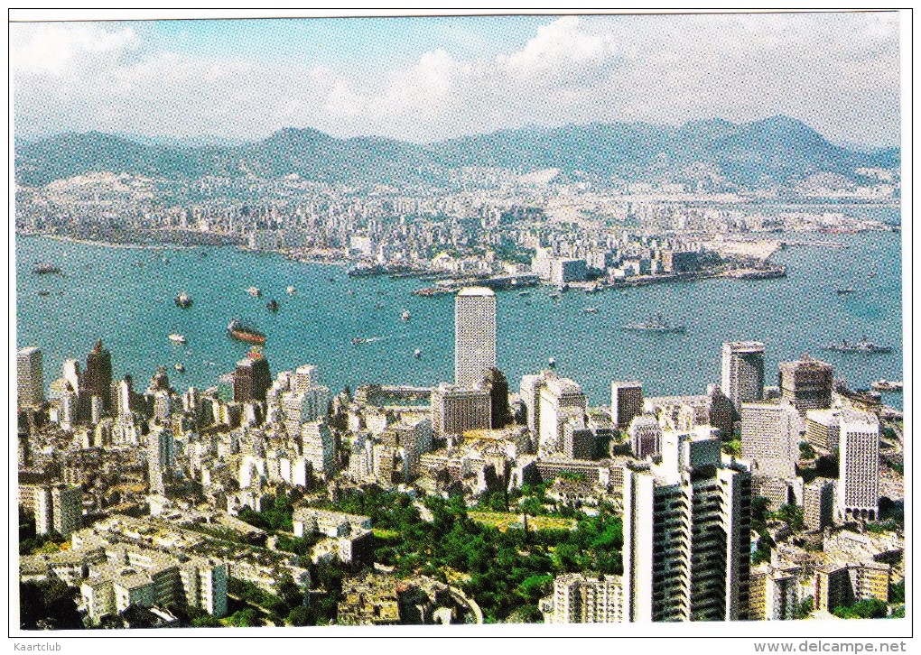 Hong Kong & Kowloon From The Peak - China (Hongkong)