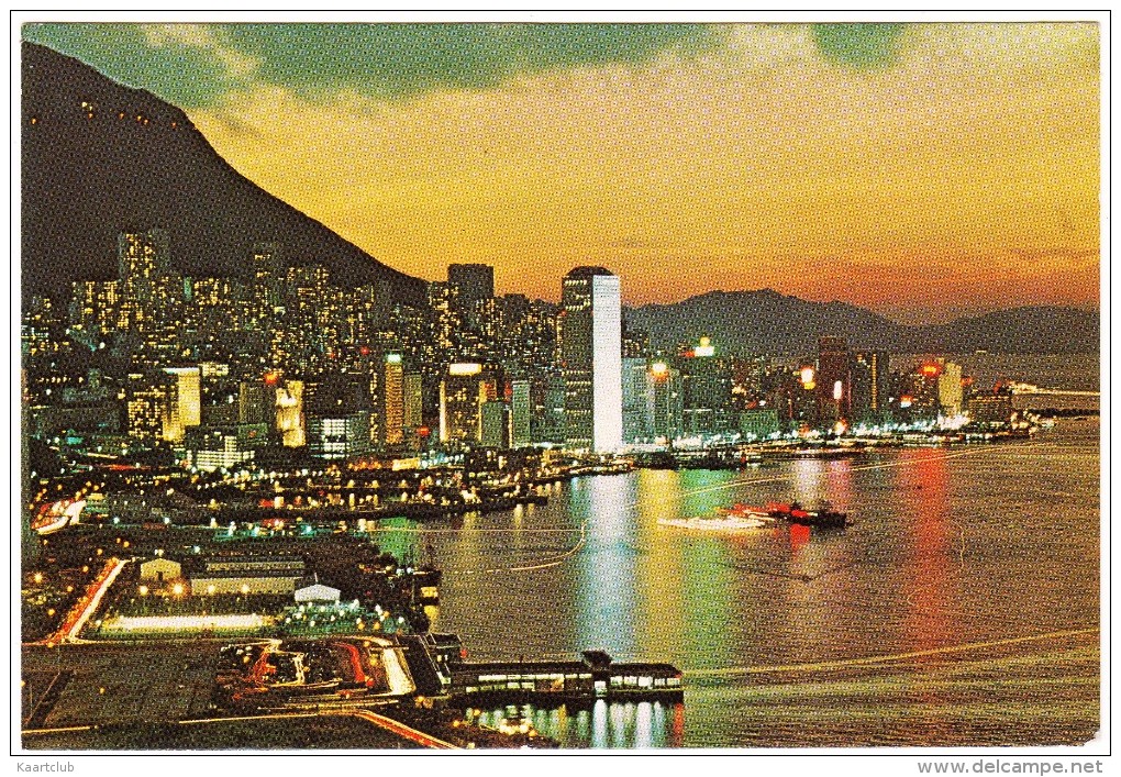 Hong Kong : Beautiful Dusk Scene Of Victoria - China (Hongkong)