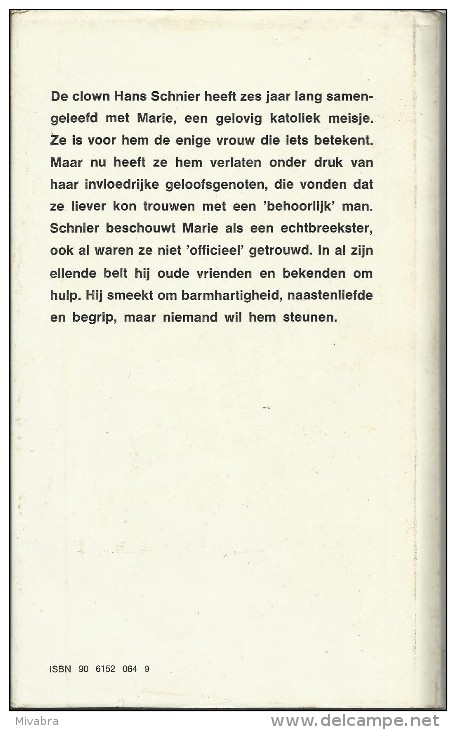 MENINGEN VAN EEN CLOWN - HEINRICH BÖLL - BELFORT REEKS DAVIDSFONDS LEUVEN Nr. 593 - 1974-3 - Littérature