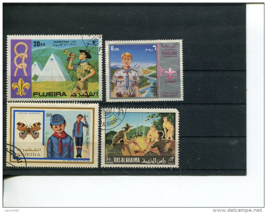 27-03 2015 (321 STAMPS) Selection Of Scout (cinderella) Stamps - Oblitérés