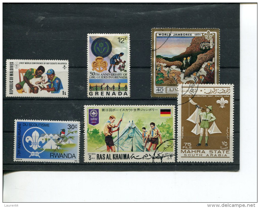 27-03 2015 (321 STAMPS) Selection Of Scout (cinderella) Stamps - Gebraucht