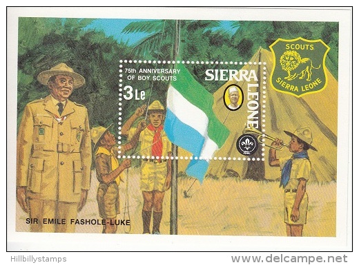 Sierra Leone   Scott No. 539    Mnh      Year  1982 - Sierra Leone (1961-...)