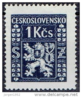 CZECHOSLOVAKIA #  FROM 1947 STANLEY GIBBONS O492 - Francobolli Di Servizio