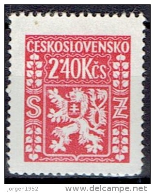 CZECHOSLOVAKIA #  FROM 1947 STANLEY GIBBONS O494 - Dienstmarken