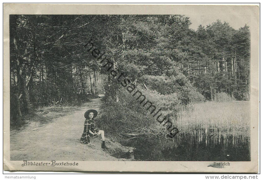 Buxtehude - Altkloster - Ilseteich - Verlag M. Glückstadt & Münden Hamburg Gel. 1911 - Buxtehude