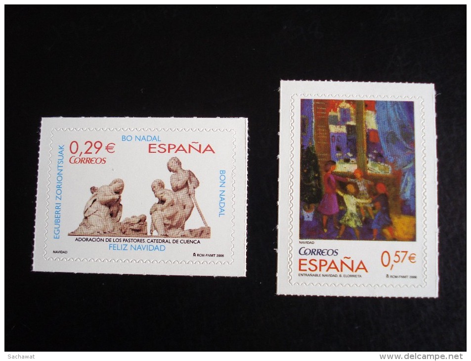 Espagne - Année 2006 - Noël (autoadhésif) - Y.T. 3880/3881 - Neufs (**) Mint (MNH) Postfrisch (**) - Nuevos