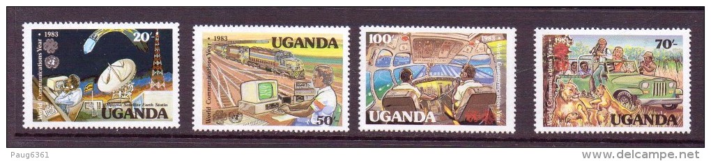 OUGANDA-UGANDA  1983 ANNEE DES TELECOMS  YVERT N° NEUF MNH** - Telecom