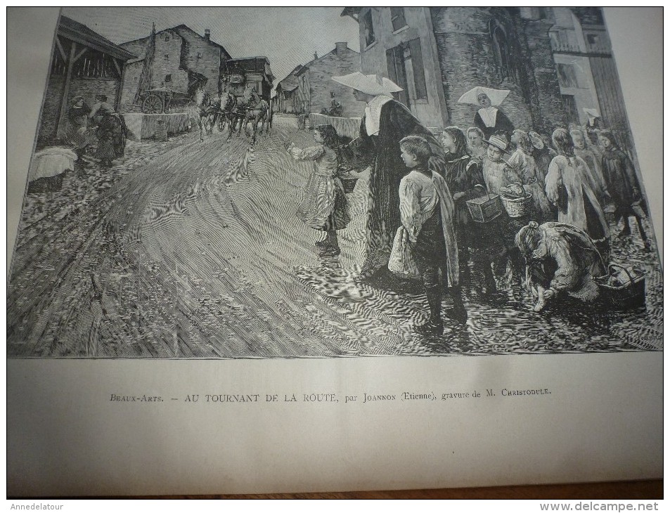 1895 LA FRANCE ILLUSTREE: En Alsace; En Chine;St-Sulpice à Paris;St-Germain-l'Auxerrois;Mort Ml Canrobert;Concours Agri. - 1850 - 1899