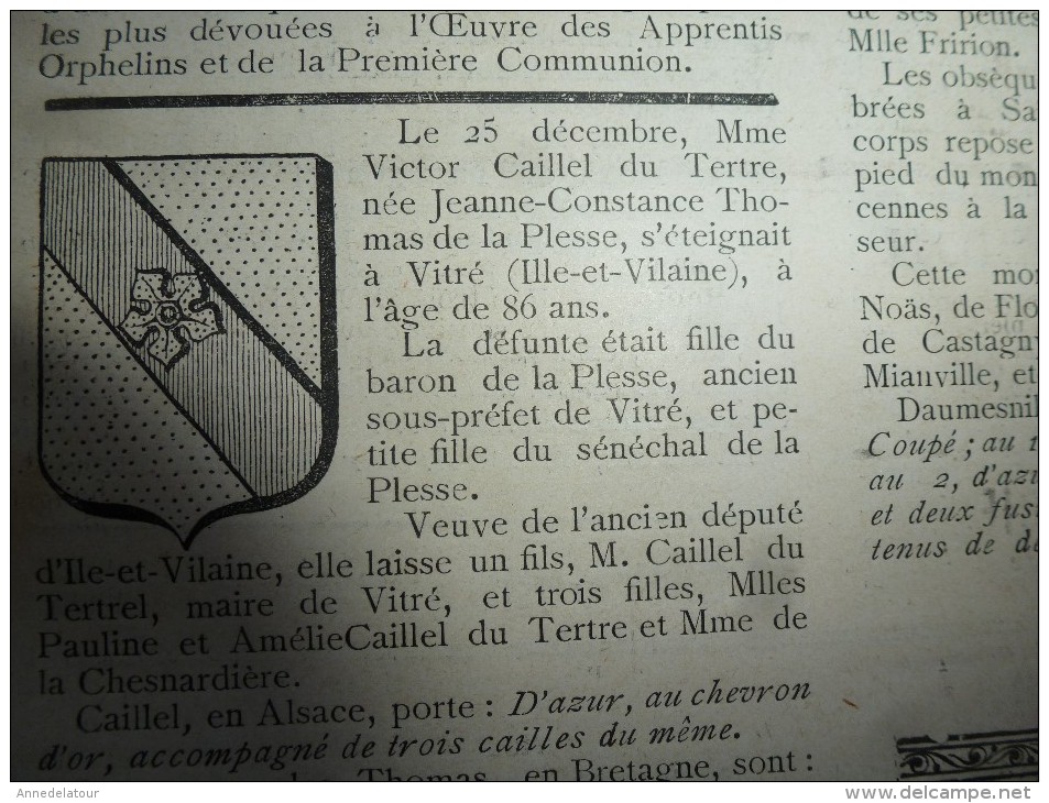 1895 LA FRANCE ILLUSTREE: En Alsace; En Chine;St-Sulpice à Paris;St-Germain-l'Auxerrois;Mort Ml Canrobert;Concours Agri.