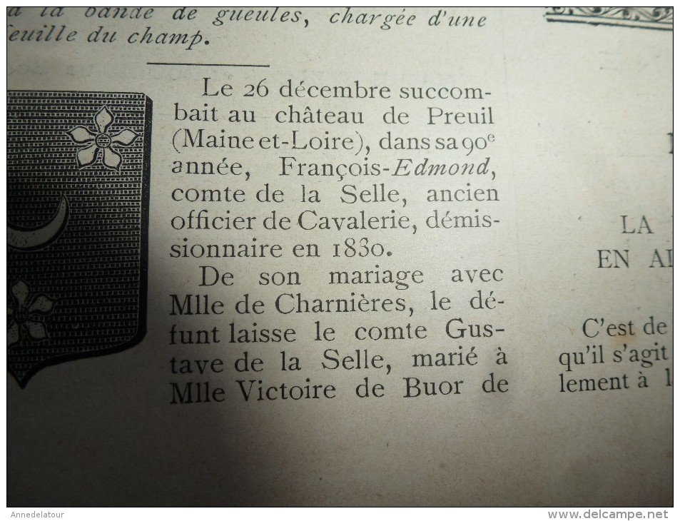 1895 LA FRANCE ILLUSTREE: En Alsace; En Chine;St-Sulpice à Paris;St-Germain-l'Auxerrois;Mort Ml Canrobert;Concours Agri.