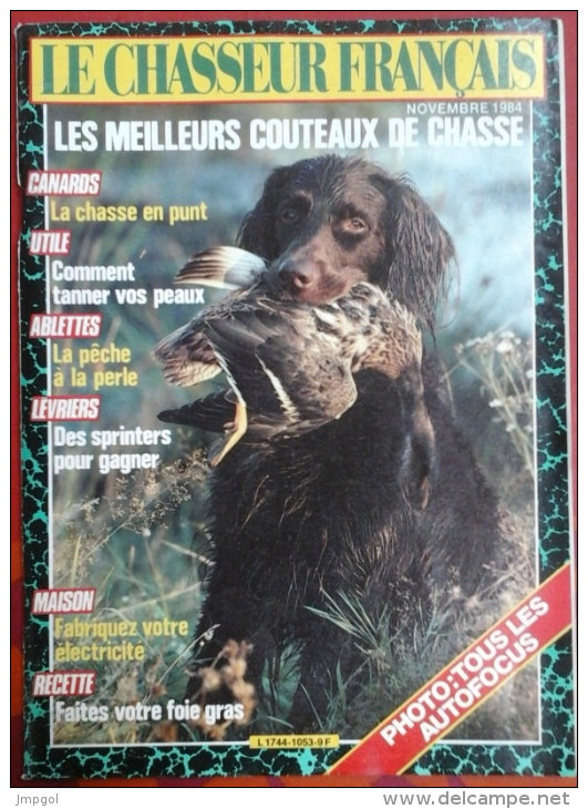 Chasseur Français N° 1053 Novembre 1984 - Jagen En Vissen