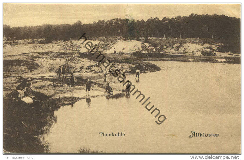 Buxtehude - Altkloster - Thonkuhle - Verlag M. Glückstadt & Münden Hamburg Gel. 1908 - Buxtehude