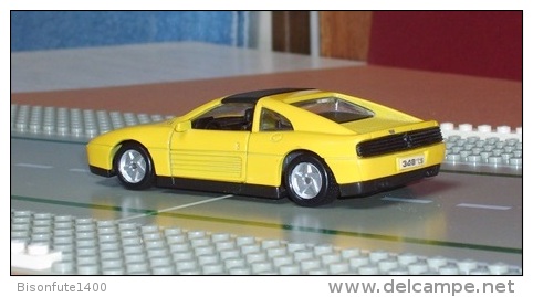 FERRARI 348 TS Jaune - échelle 1/38ème - MAISTO - Maisto