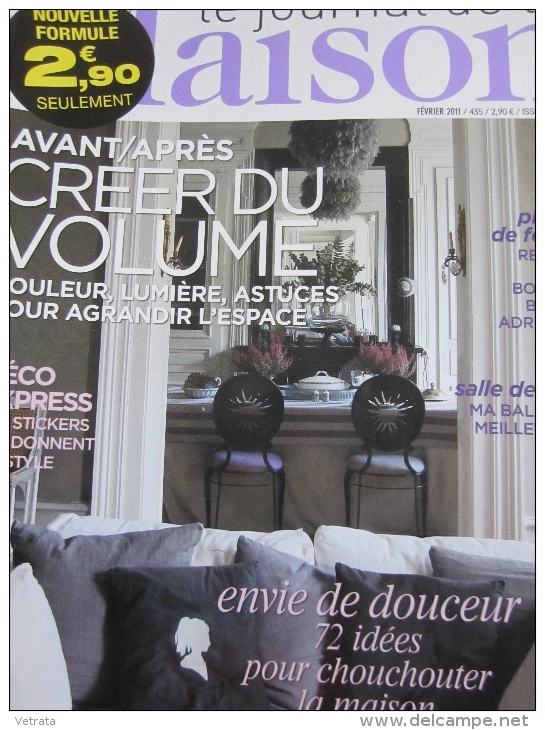 Le Journal De La Maison N° 435 : Avant/Apres, Creer Du Volume - 2011 - Maison & Décoration