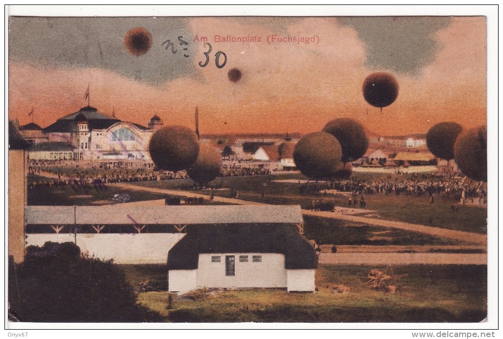 FRANKFURT A. Main (Allemagne-Hesse) Luftschiffahrt 1909-Aérostation-Ballon-Montgolfière-Aviation-Ballonplatz-Dirigeable- - Montgolfières