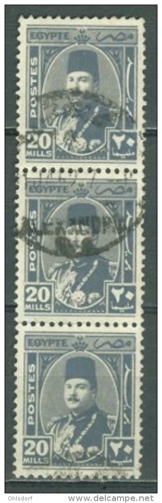 EGYPT 1944-46: Sc 250 / YT 231, O - FREE SHIPPING ABOVE 10 EURO - Gebruikt