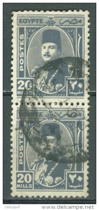 EGYPT 1944-46: Sc 250 / YT 231, O - FREE SHIPPING ABOVE 10 EURO - Gebruikt