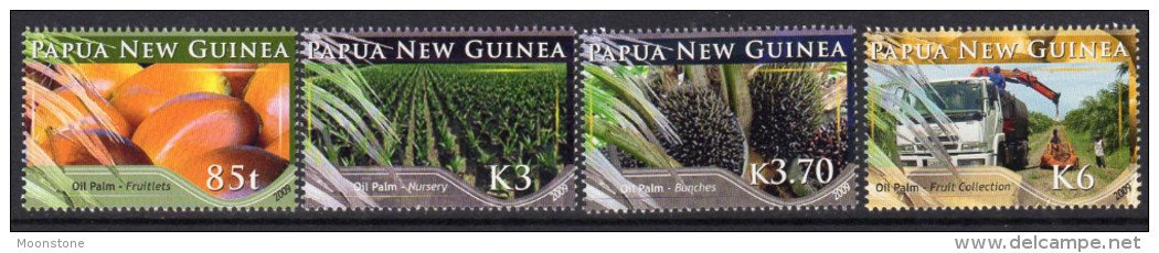 Papua New Guinea 2009 Oil Palm Farming Set Of 4, MNH (C) - Papua New Guinea