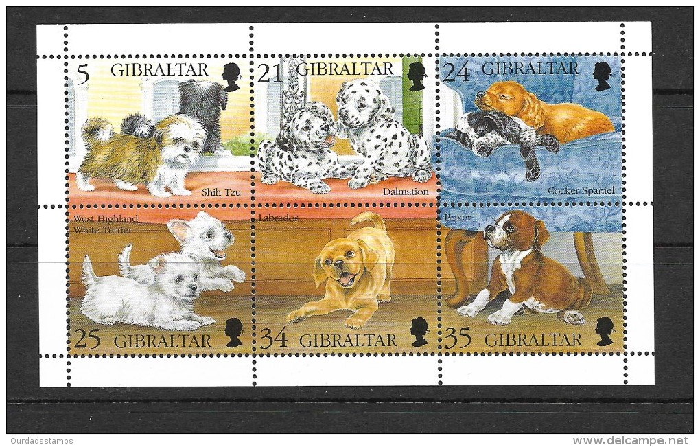 Gibraltar Selection Of Minisheets, Dogs, Christmas, Nelson, All Pristine (B4255) - Gibraltar