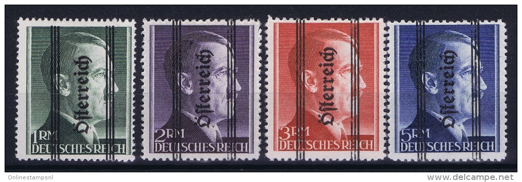Österreich Mi.-Nr.  693 - 696  1945 MH/* Falz/ Charniere Signiert Zenker BPP + Muller Basel - Unused Stamps
