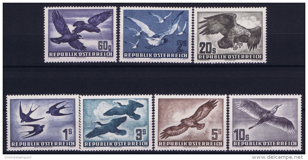 Österreich Mi.-Nr. 955 - 56 + 968 + 984 - 987  1950 - 1955 Airmail  MNH/** Sans Charnière  Postfrisch - Other & Unclassified