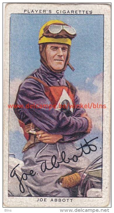 1937 Speedway Rider Joe Abbott - Trading-Karten