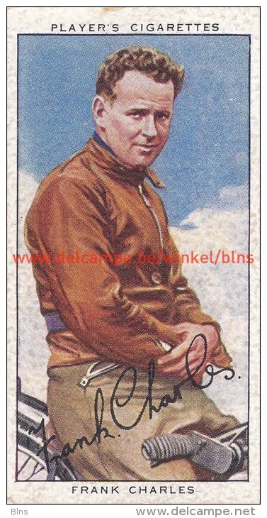 1937 Speedway Rider Frank Charles - Trading Cards