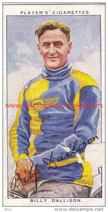 1937 Speedway Rider Billy Dallison - Trading-Karten