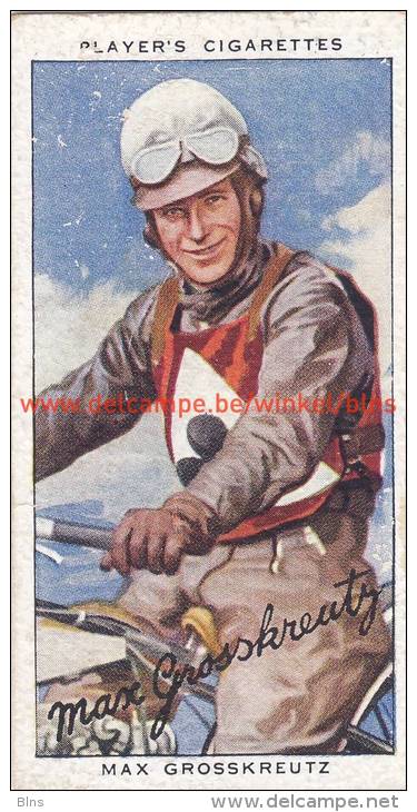 1937 Speedway Rider Max Grosskreutz - Trading-Karten