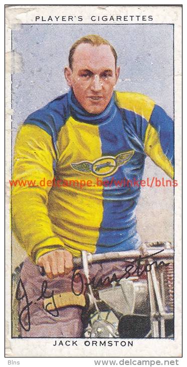 1937 Speedway Rider Jack Ormston - Trading-Karten