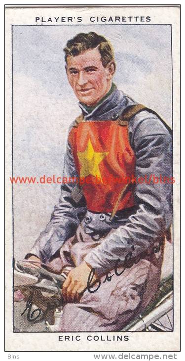 1937 Speedway Rider Eric Collins - Trading Cards