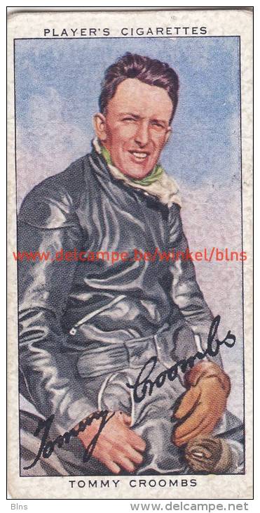 1937 Speedway Rider Tommy Croombs - Trading Cards