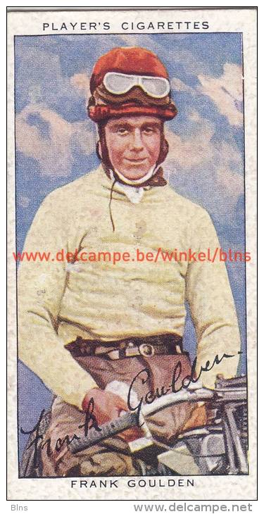 1937 Speedway Rider Frank Goulden - Trading Cards