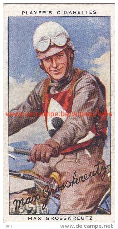 1937 Speedway Rider Max Grosskreutz - Trading-Karten