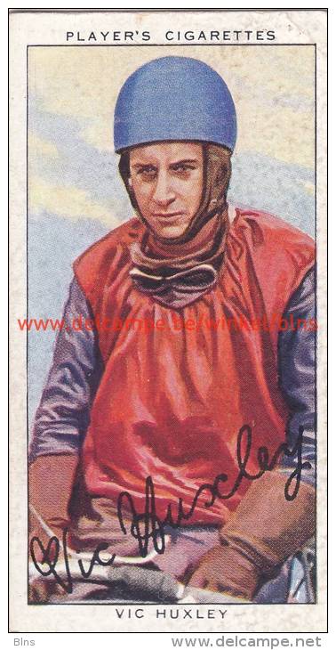 1937 Speedway Rider Vic Huxley - Trading Cards