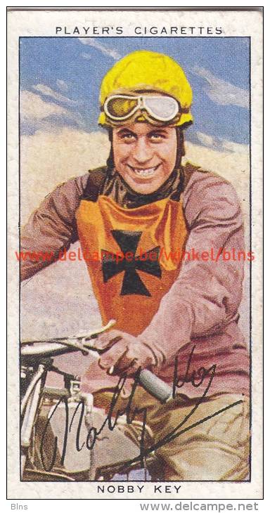 1937 Speedway Rider Nobby Key - Tarjetas