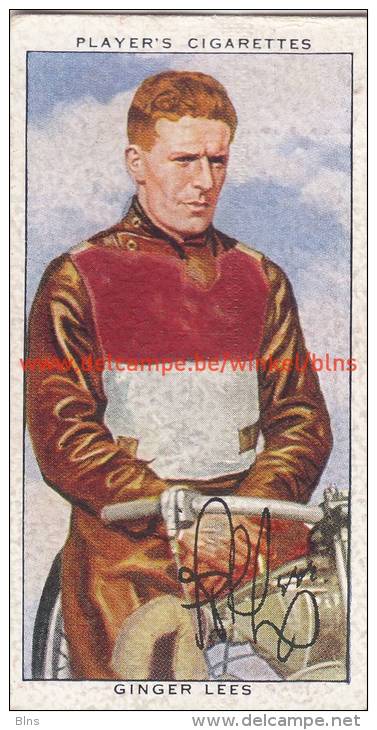 1937 Speedway Rider Ginger Lees - Trading Cards