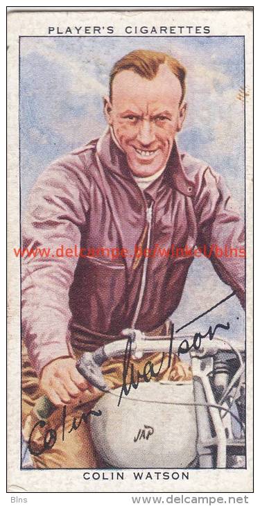 1937 Speedway Rider Colin Watson - Trading Cards