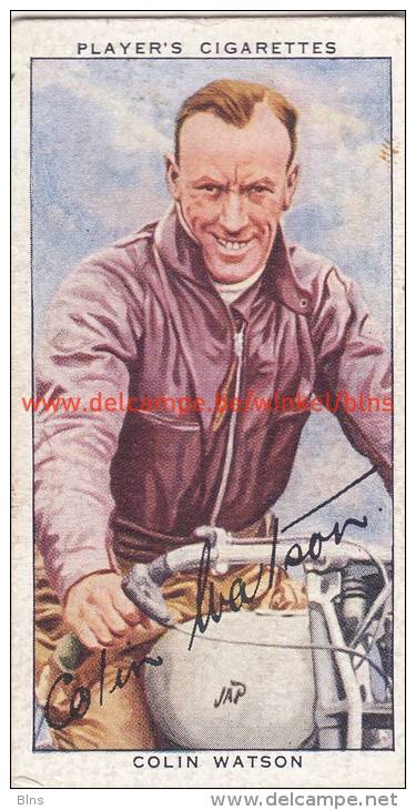 1937 Speedway Rider Colin Watson - Trading-Karten