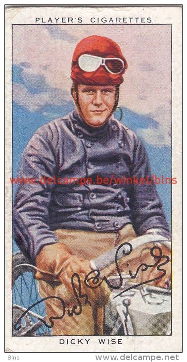 1937 Speedway Rider Dicky Wise - Tarjetas
