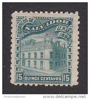 El Salvador, Scott #152, Mint No Gum, Post Office, Issued 1896 - El Salvador