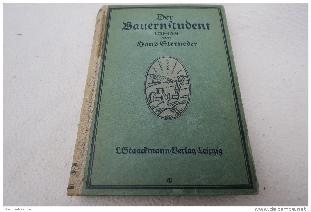 Hans Sterneder "Der Bauernstudent" Roman (Original Von 1921, Kein Nachdruck) - Divertissement