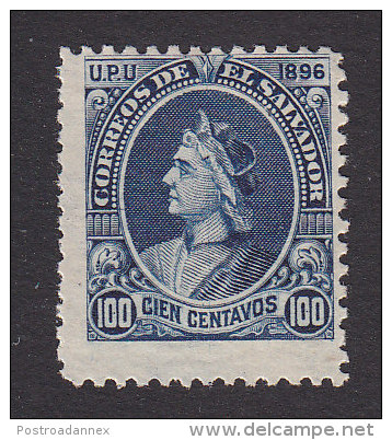 El Salvador, Scott #157, Mint Hinged, Columbus, Issued 1896 - El Salvador